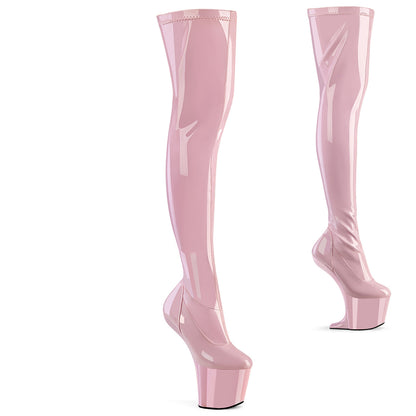 【PLEASER】CRAZE-3000 プラットフォームシューズ B. Pink Str. Pat/B. Pink【取寄】
