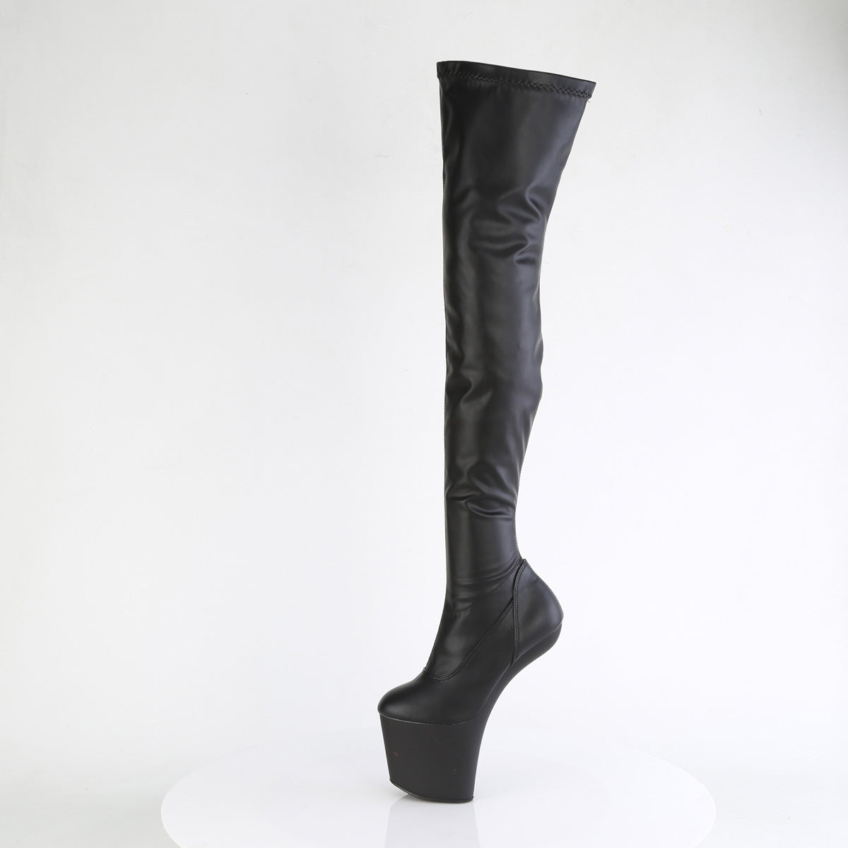 【PLEASER】CRAZE-3000 シューズ Blk Str. Faux Leather/Blk Matte【取寄】