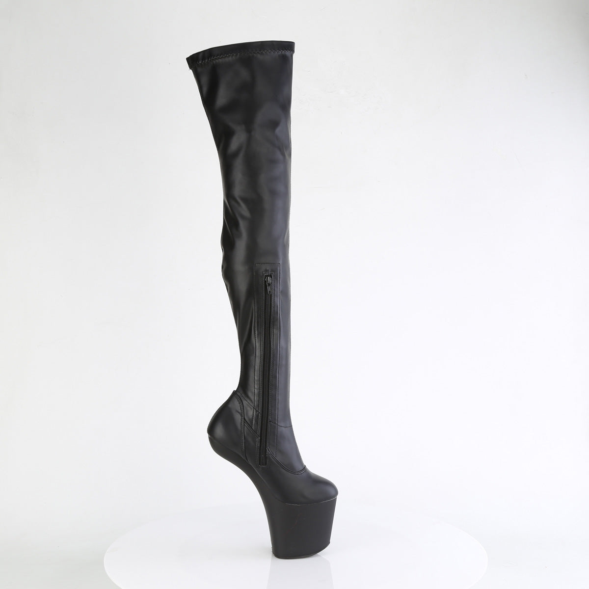 【PLEASER】CRAZE-3000 シューズ Blk Str. Faux Leather/Blk Matte【取寄】