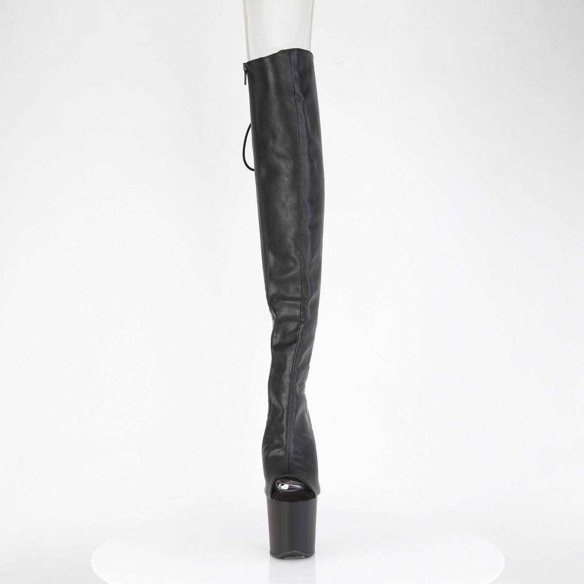 【PLEASER】CRAZE-3019 シューズ Blk Faux Leather/Blk Matte【取寄】