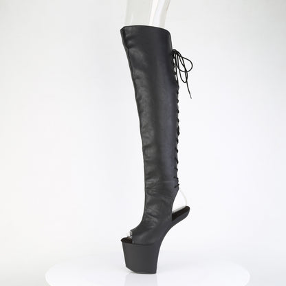 【PLEASER】CRAZE-3019 シューズ Blk Faux Leather/Blk Matte【取寄】