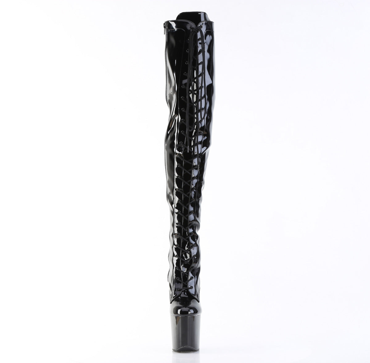 【PLEASER】CRAZE-3023 シューズ Blk Pat/Blk【取寄】