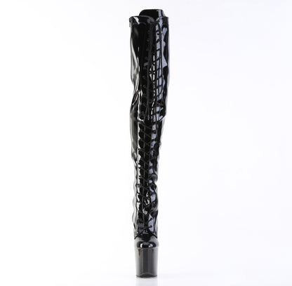 【PLEASER】CRAZE-3023 シューズ Blk Pat/Blk【取寄】