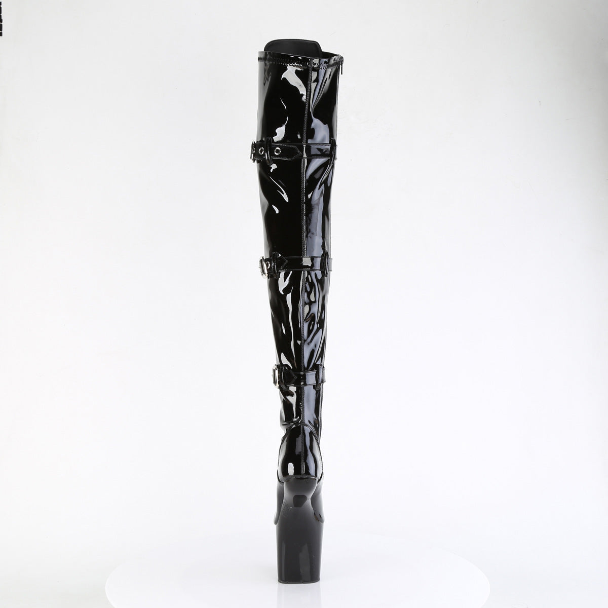 【PLEASER】CRAZE-3028 シューズ Blk Str. Pat/Blk【取寄】
