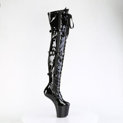 【PLEASER】CRAZE-3028 シューズ Blk Str. Pat/Blk【取寄】