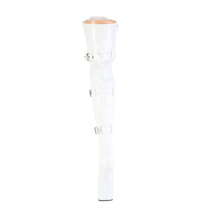 【PLEASER】CRAZE-3028 シューズ Wht Str. Pat/Wht【取寄】