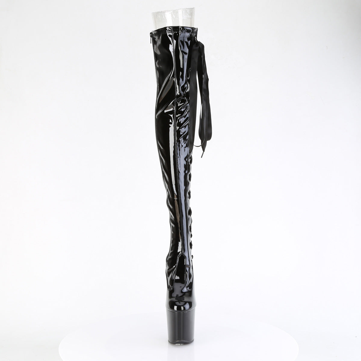 【PLEASER】CRAZE-3050 シューズ Blk Str. Pat/Blk【取寄】