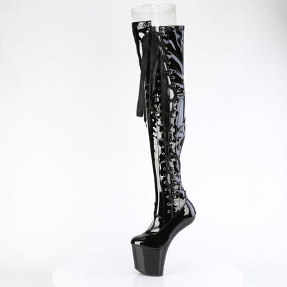 【PLEASER】CRAZE-3050 シューズ Blk Str. Pat/Blk【取寄】