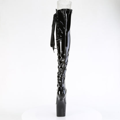 【PLEASER】CRAZE-3050 シューズ Blk Str. Pat/Blk【取寄】