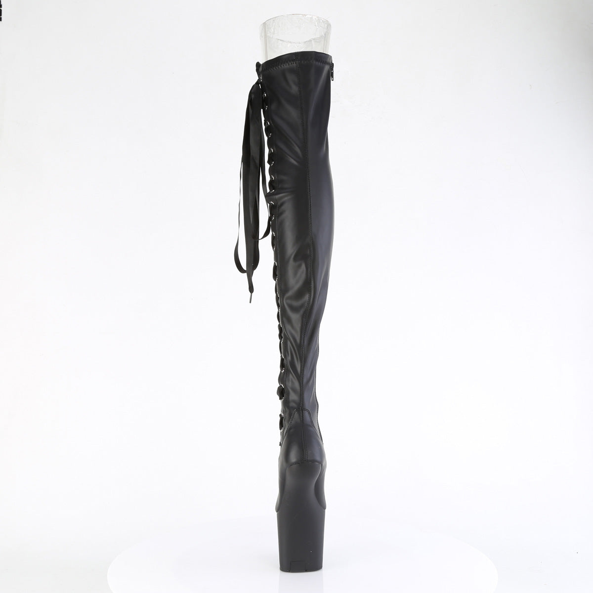 【PLEASER】CRAZE-3050 シューズ Blk Str. Faux Leather/Blk Matte【取寄】