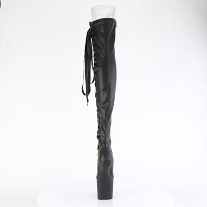 【PLEASER】CRAZE-3050 シューズ Blk Str. Faux Leather/Blk Matte【取寄】