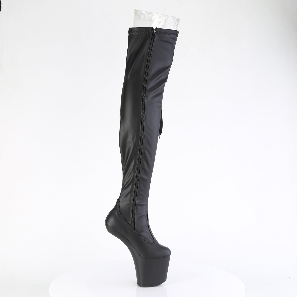【PLEASER】CRAZE-3050 シューズ Blk Str. Faux Leather/Blk Matte【取寄】