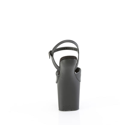 【PLEASER】CRAZE-809 シューズ Blk Faux Leather/Blk Matte【取寄】