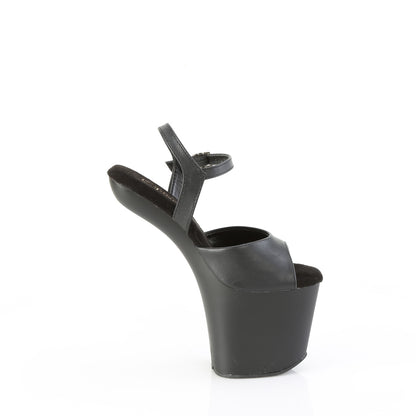 【PLEASER】CRAZE-809 シューズ Blk Faux Leather/Blk Matte【取寄】
