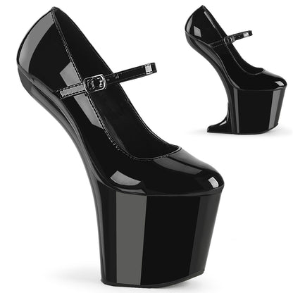 【PLEASER】CRAZE-880 シューズ Blk Pat/Blk【取寄】