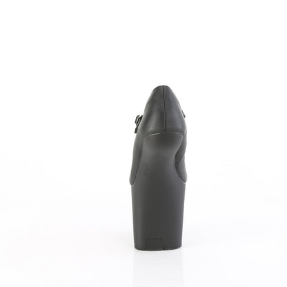 【PLEASER】CRAZE-880 シューズ Blk Faux Leather/Blk Matte【取寄】