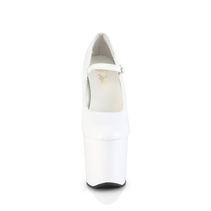 【PLEASER】CRAZE-880 シューズ Wht Pat/Wht【取寄】
