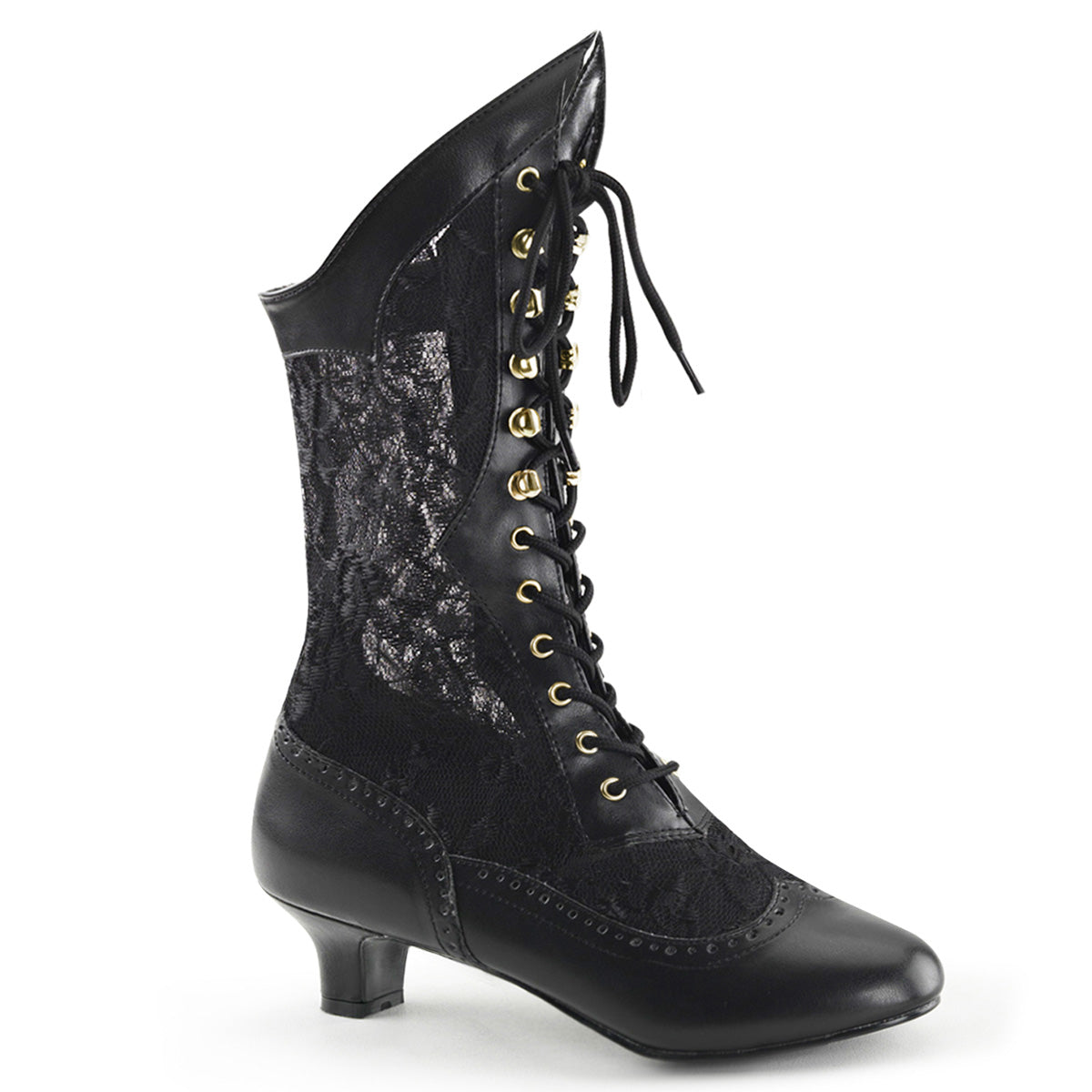 【FUNTASMA】DAME-115 ブーツ Blk Pu-Lace【取寄】