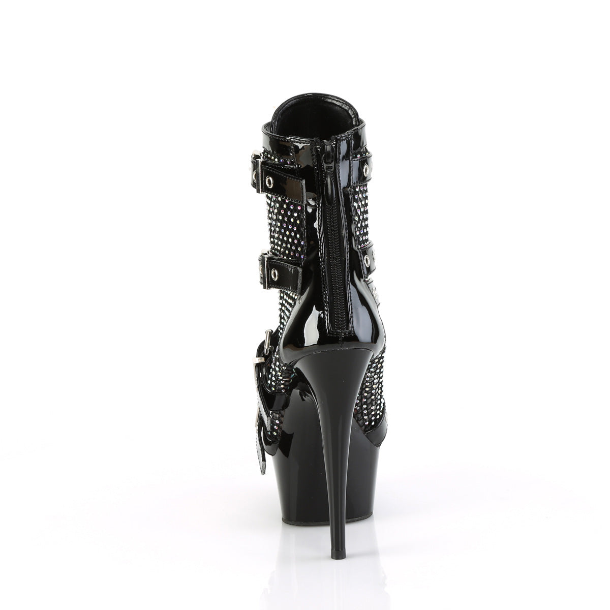 【PLEASER】DELIGHT-1013RM シューズ Blk Pat-RS Mesh/Blk【取寄】