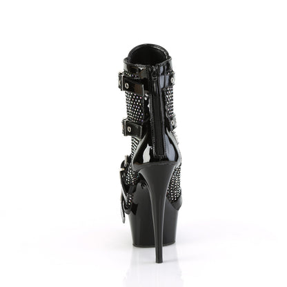 【PLEASER】DELIGHT-1013RM シューズ Blk Pat-RS Mesh/Blk【取寄】