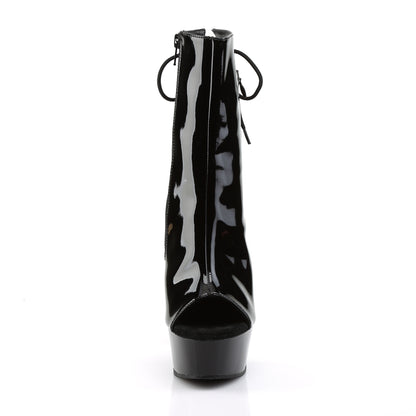【PLEASER】DELIGHT-1018 シューズ Blk Pat/Blk【取寄】