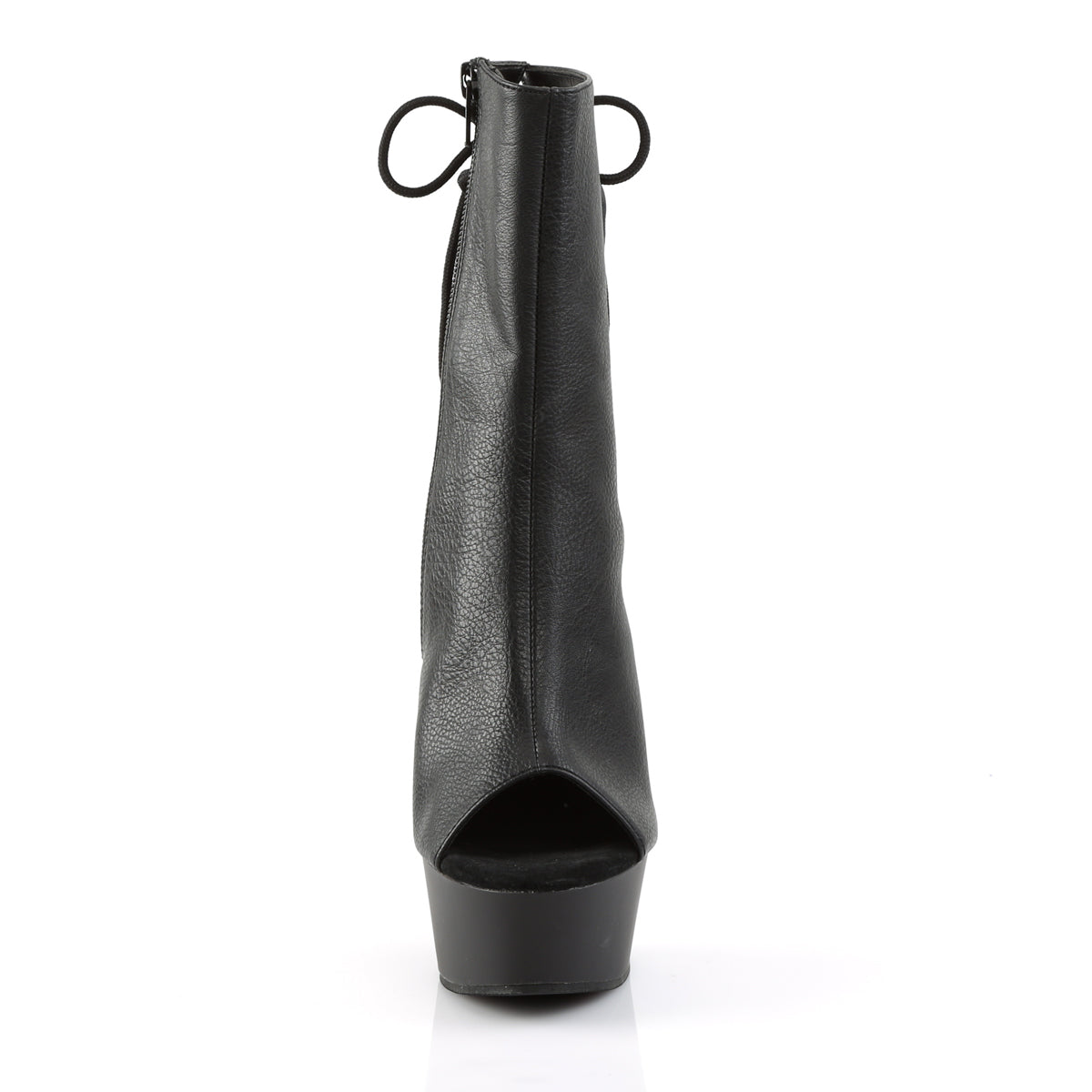 【PLEASER】DELIGHT-1018 シューズ Blk Faux Leather/Blk【取寄】