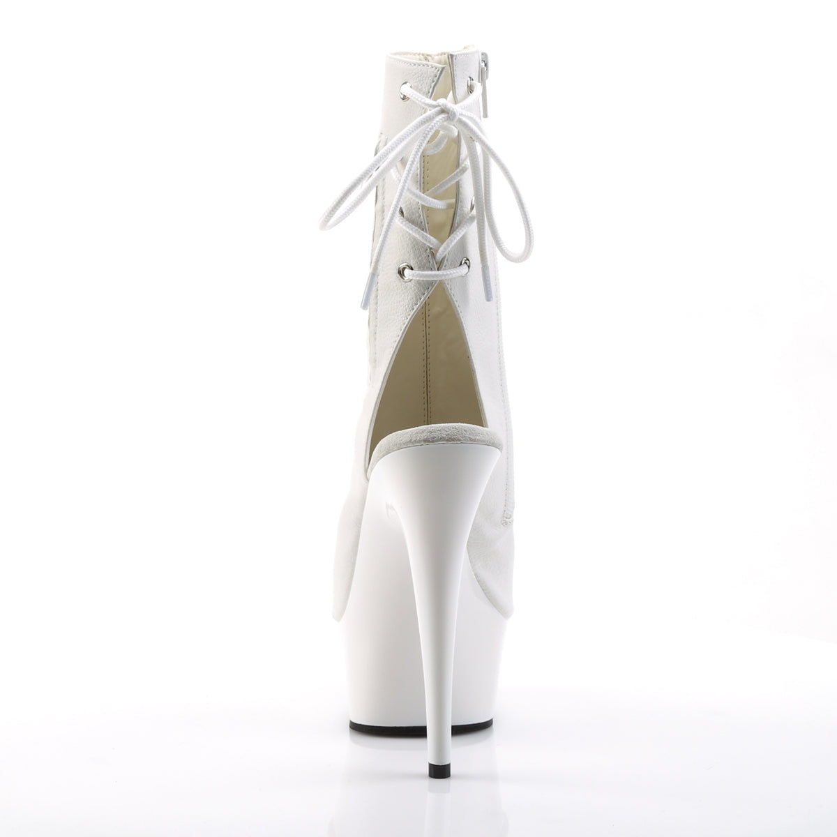 【PLEASER】DELIGHT-1018 シューズ Wht Faux Leather/Wht【取寄】