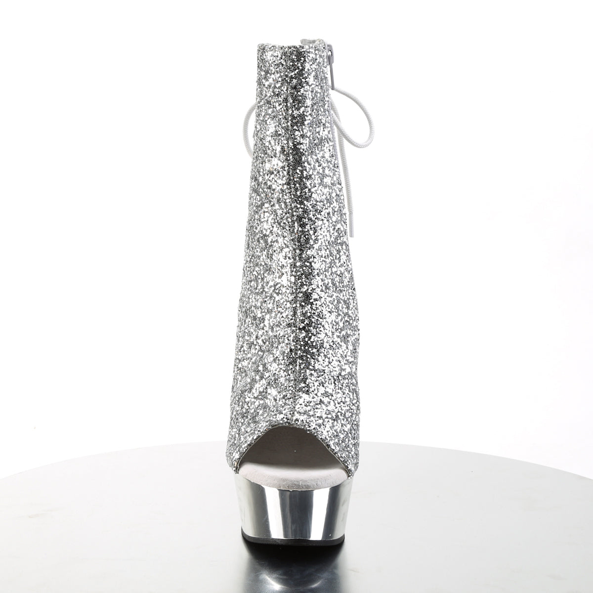 【PLEASER】DELIGHT-1018G シューズ Slv Gltr/Slv Chrome【取寄】