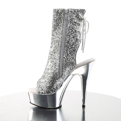 【PLEASER】DELIGHT-1018G シューズ Slv Gltr/Slv Chrome【取寄】