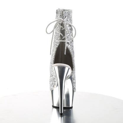 【PLEASER】DELIGHT-1018G シューズ Slv Gltr/Slv Chrome【取寄】