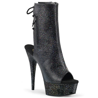 【PLEASER】DELIGHT-1018MMG シューズ Blk Faux Leather/Blk Matte【取寄】