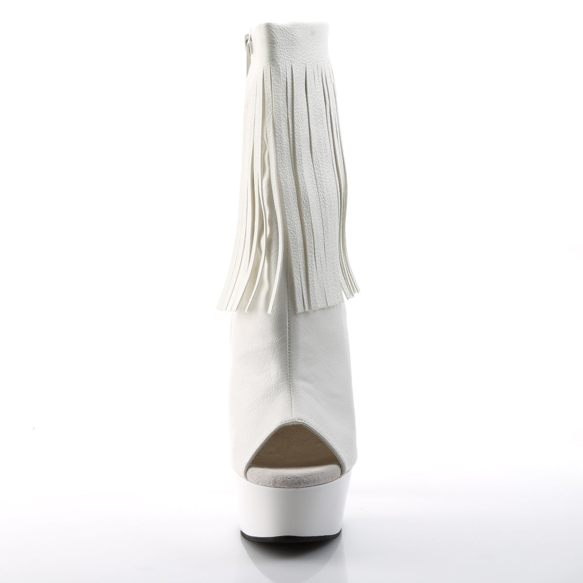 【PLEASER】DELIGHT-1019 シューズ Wht Faux Leather/Wht【取寄】