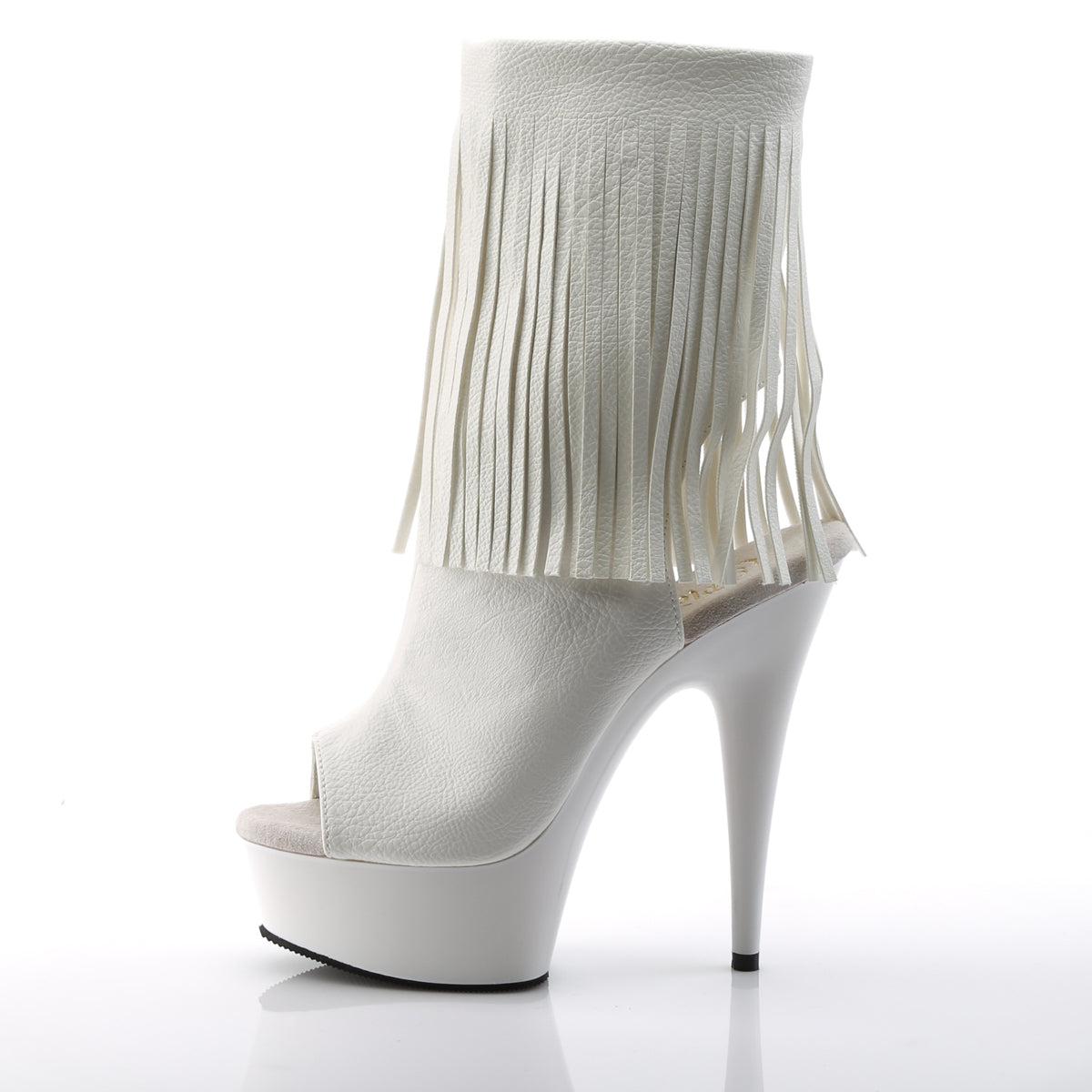 【PLEASER】DELIGHT-1019 シューズ Wht Faux Leather/Wht【取寄】