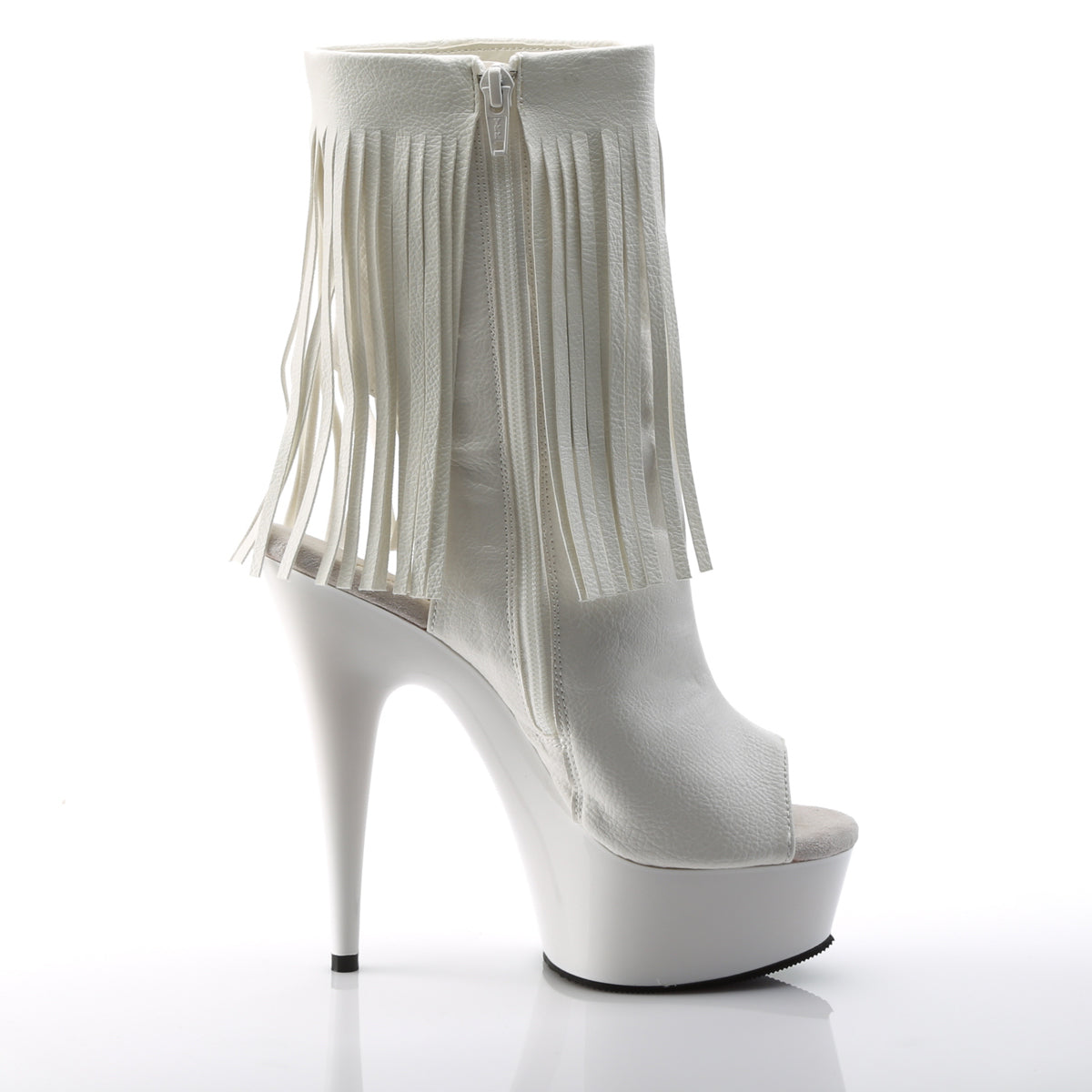 【PLEASER】DELIGHT-1019 シューズ Wht Faux Leather/Wht【取寄】