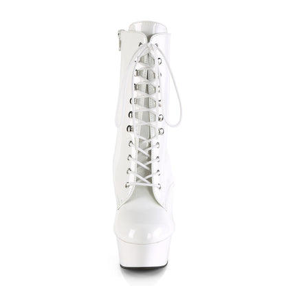 【PLEASER】DELIGHT-1020 シューズ Wht Pat/Wht【取寄】