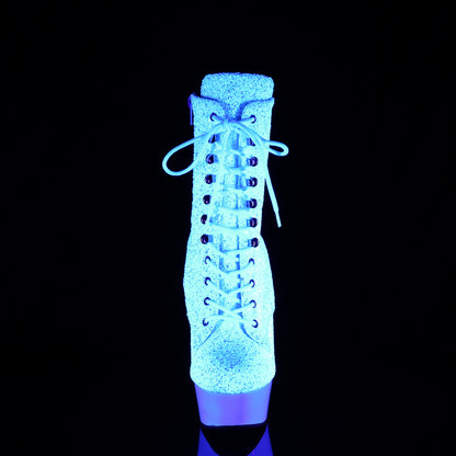 【PLEASER】DELIGHT-1020LG シューズ Neon Wht Multi Glitter/Neon Wht【取寄】
