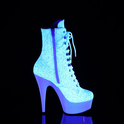 【PLEASER】DELIGHT-1020LG シューズ Neon Wht Multi Glitter/Neon Wht【取寄】