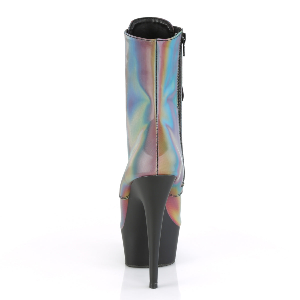 【PLEASER】DELIGHT-1020REFL シューズ Rainbow Reflective/Blk Matte【取寄】