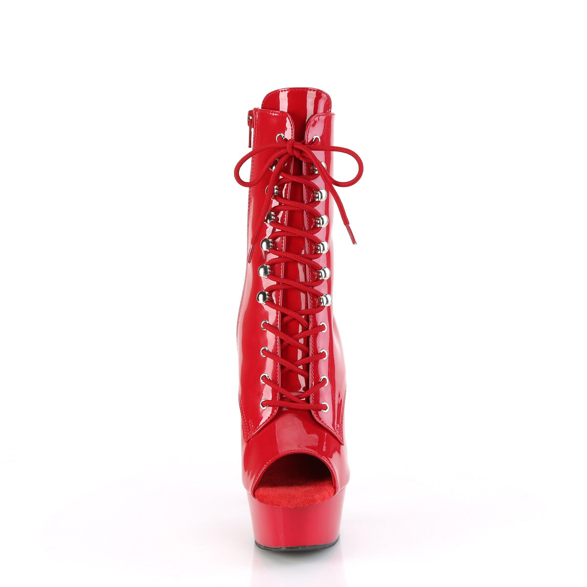 【PLEASER】DELIGHT-1021 シューズ Red Pat/Red【取寄】