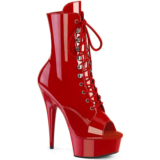 【PLEASER】DELIGHT-1021 プラットフォームシューズ Red Pat/Red【取寄】