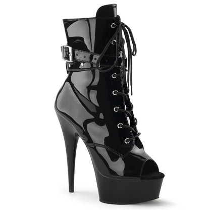 【PLEASER】DELIGHT-1033 シューズ Blk Pat/Blk【取寄】