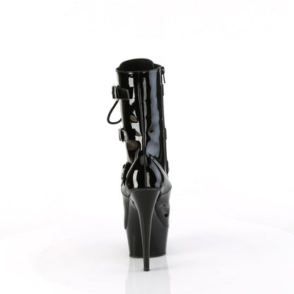 【PLEASER】DELIGHT-1043 シューズ Blk Pat/Blk【取寄】