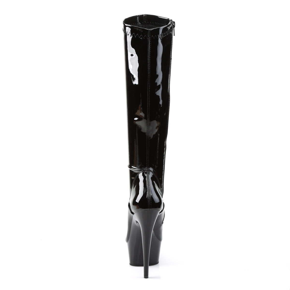 【PLEASER】DELIGHT-2000 シューズ Blk Str Pat/Blk【取寄】