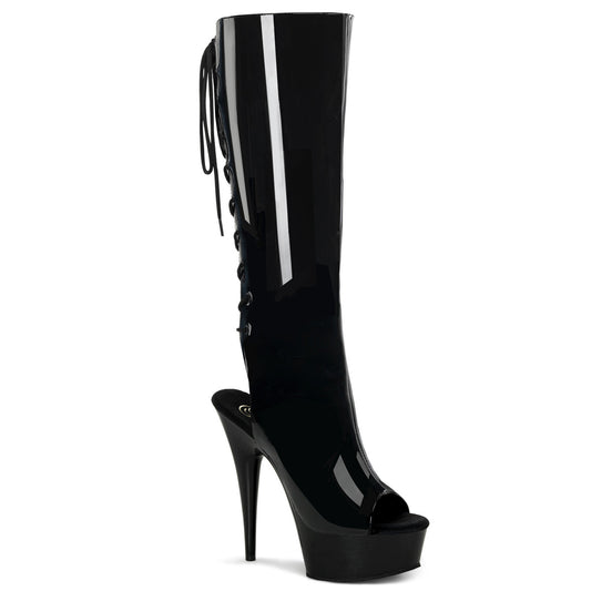 【PLEASER】DELIGHT-2018 シューズ Blk Pat/Blk【取寄】