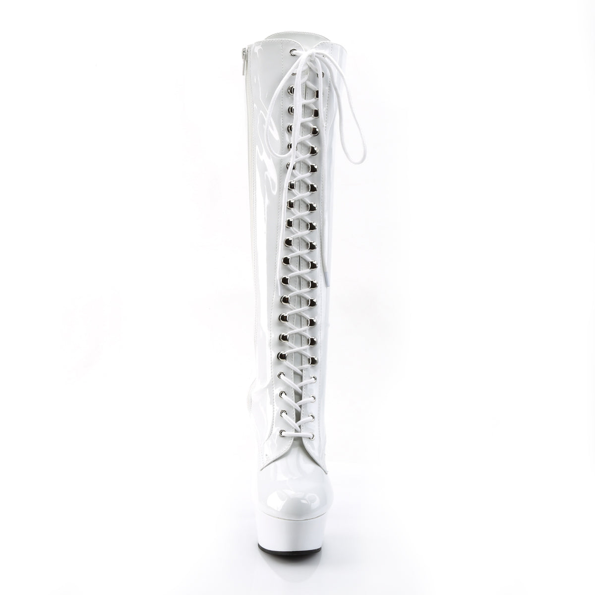 【PLEASER】DELIGHT-2023 シューズ Wht Str Pat/Wht【取寄】