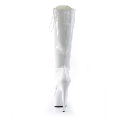 【PLEASER】DELIGHT-2023 シューズ Wht Str Pat/Wht【取寄】