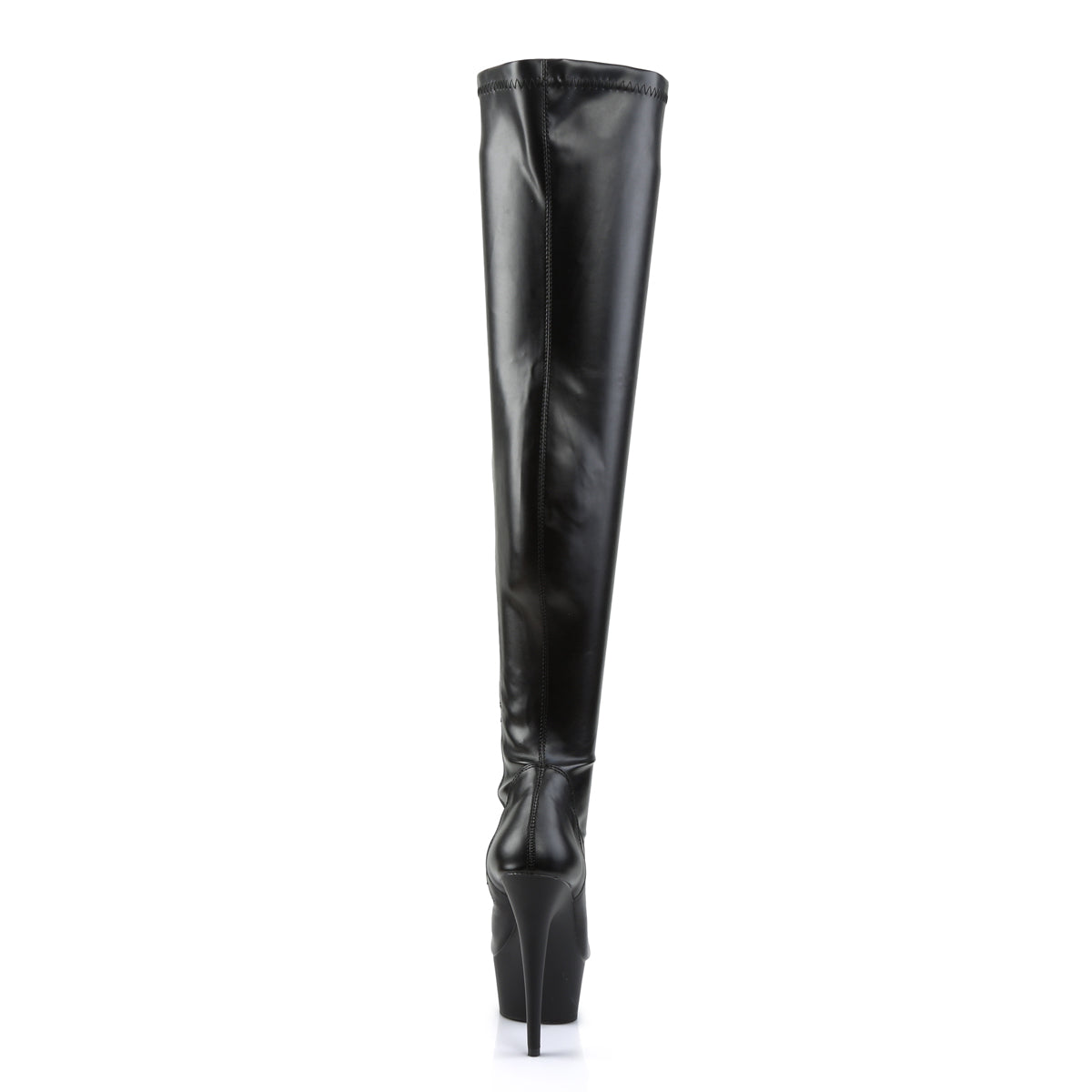 【PLEASER】DELIGHT-3000 シューズ Blk Str Faux Leather/Blk Matte【取寄】