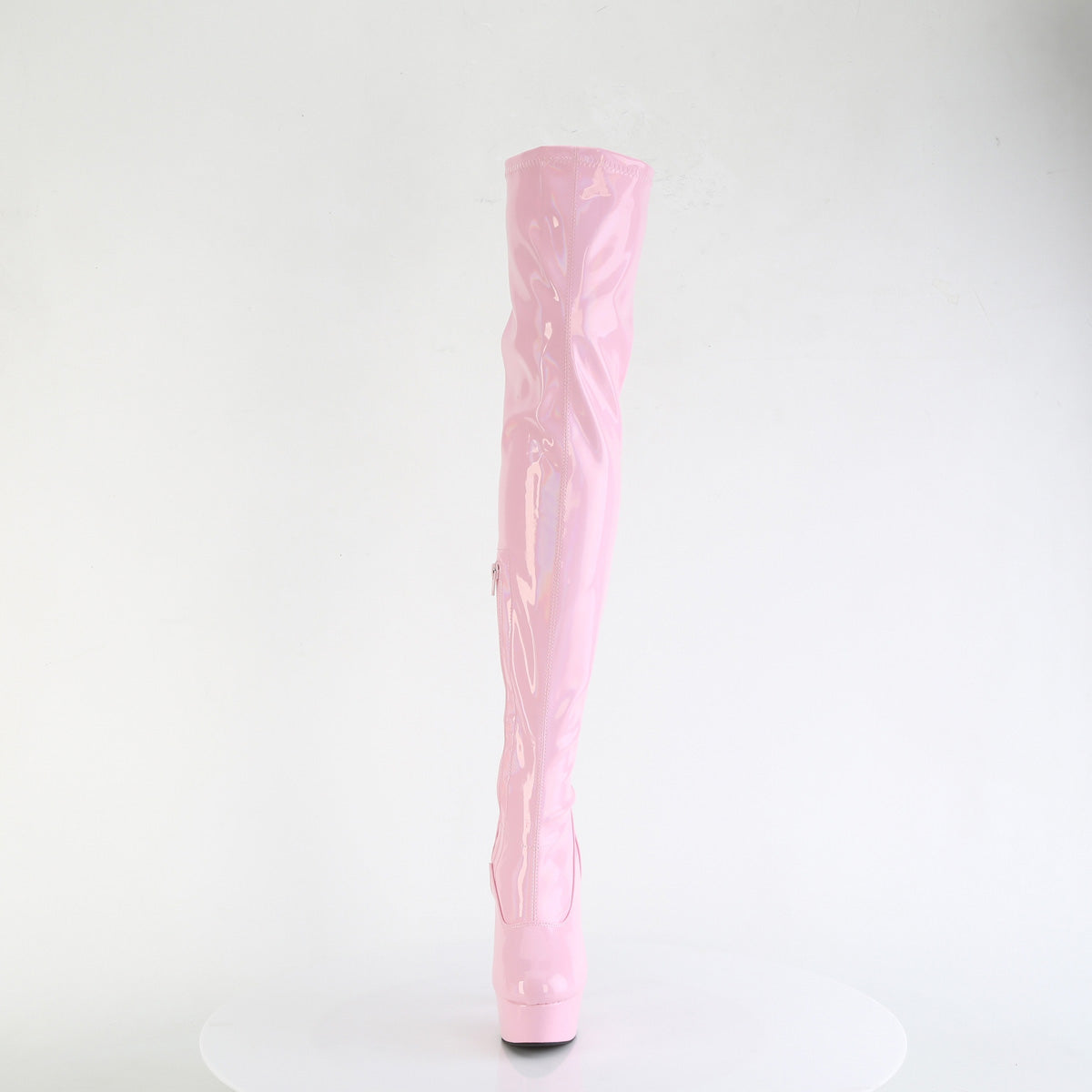 【PLEASER】DELIGHT-3000HWR シューズ B. Pink Hologram Pat/M【取寄】