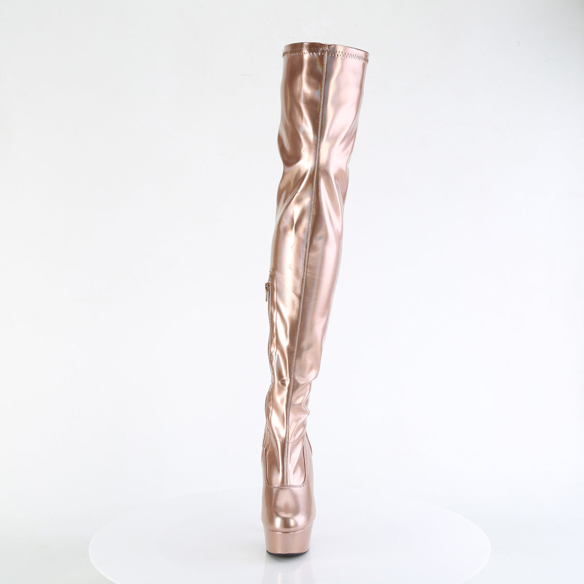 【PLEASER】DELIGHT-3000HWR シューズ Rose Gold Hologram Pu/M【取寄】