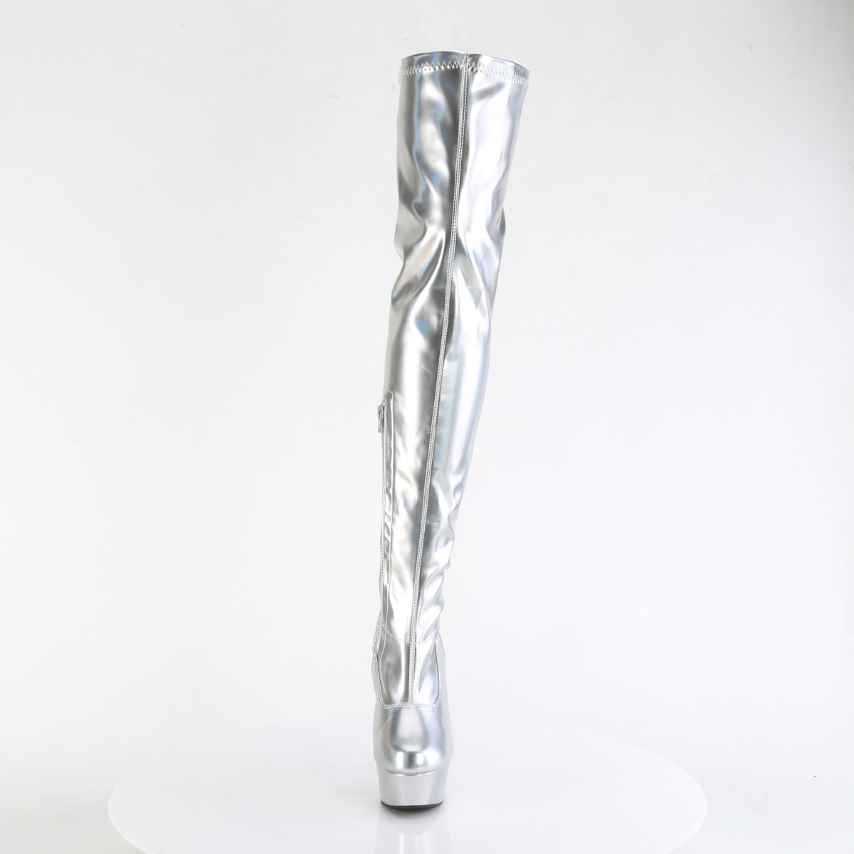 【PLEASER】DELIGHT-3000HWR シューズ Slv Hologram Pu/M【取寄】